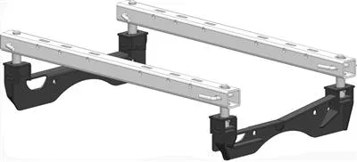 2332 – PULLRITE Fifth Wheel Trailer Hitch Mount Kit, Use With 20K ISR Series Hitch Removable Custom-Fit Base Rails an...
